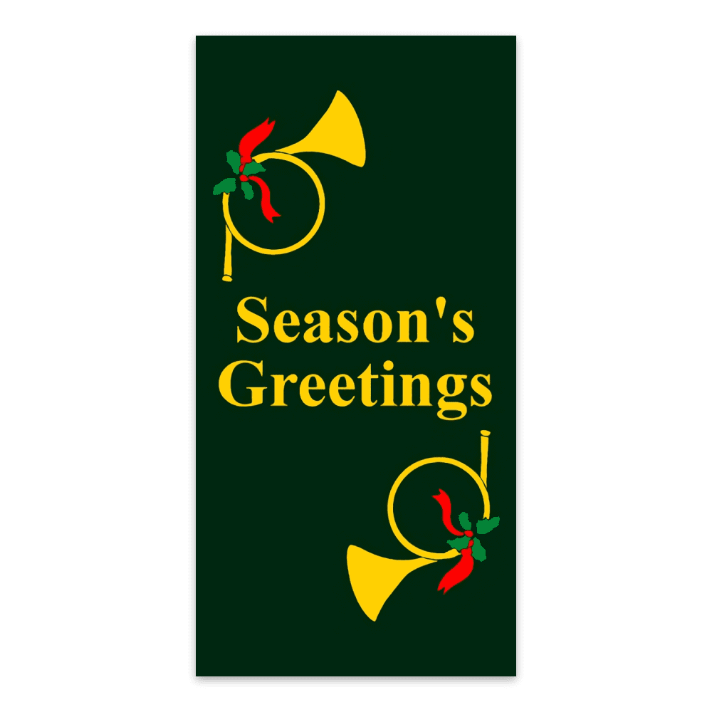 Double French Horn Greetings