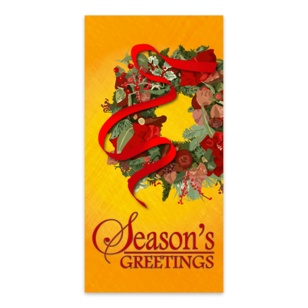 Red Ribbon Wreath