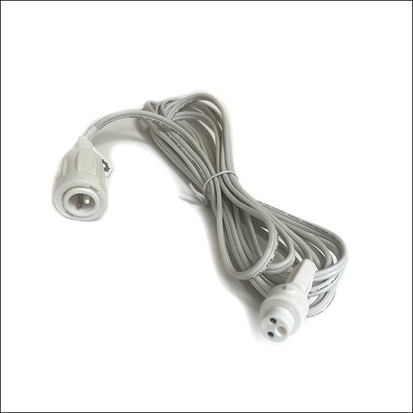Extension Cable NON-Rectified 12 ft., Coupling Connector - White Wire