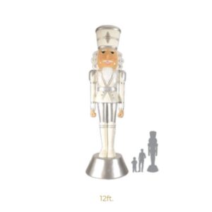 Christmas Nutcracker 12 ft. - Silver
