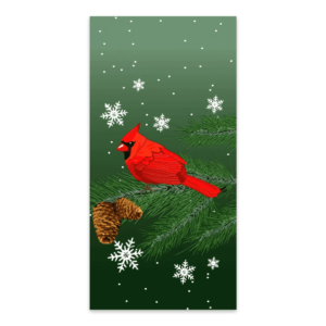 Red Cardinal snowflakes