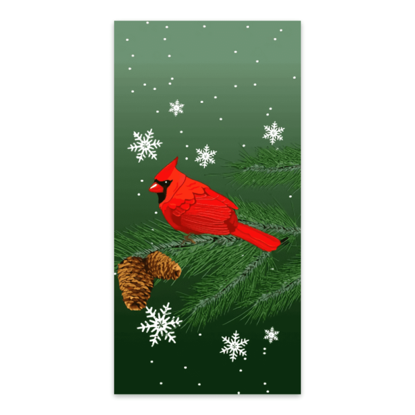 Red Cardinal snowflakes
