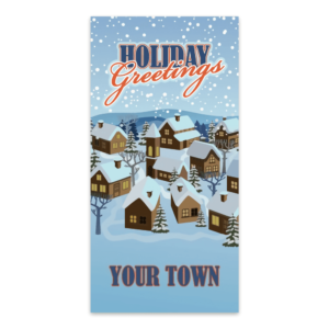Snow Covered Town