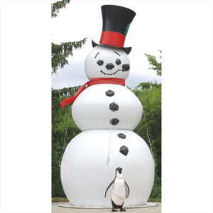 15' ft. - Fiberglass Snowman