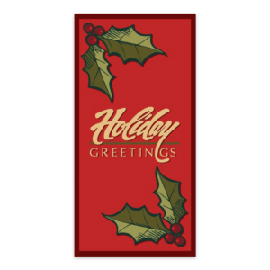 Holiday Greetings Holly Berry