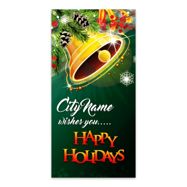 Happy Holidays Bell