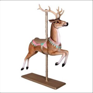 6' Christmas Carousel Reindeer