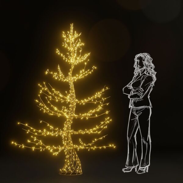 Modern Tree- Warm White