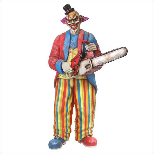 Scary Clown w/ Chainsaw