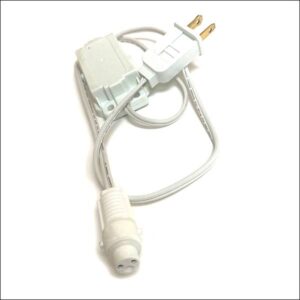 Power Cable Rectified 36 in., Coupling Connector - White Wire - SET