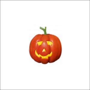 Pumpkin 28" L x 28" W x 30" H Hanging w/ Light