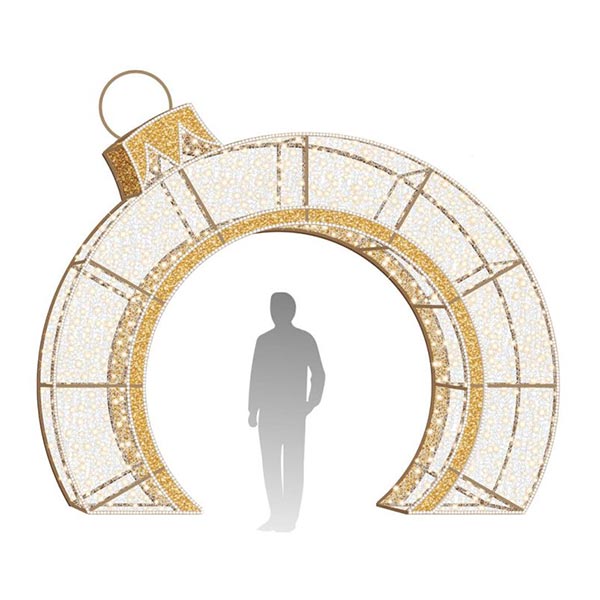 12' LED Ornament Icon Walk Through - Feature Piece