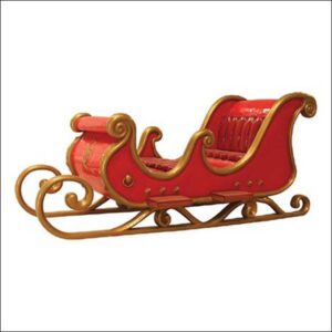 4.5' 4 Seat Santa Sleigh