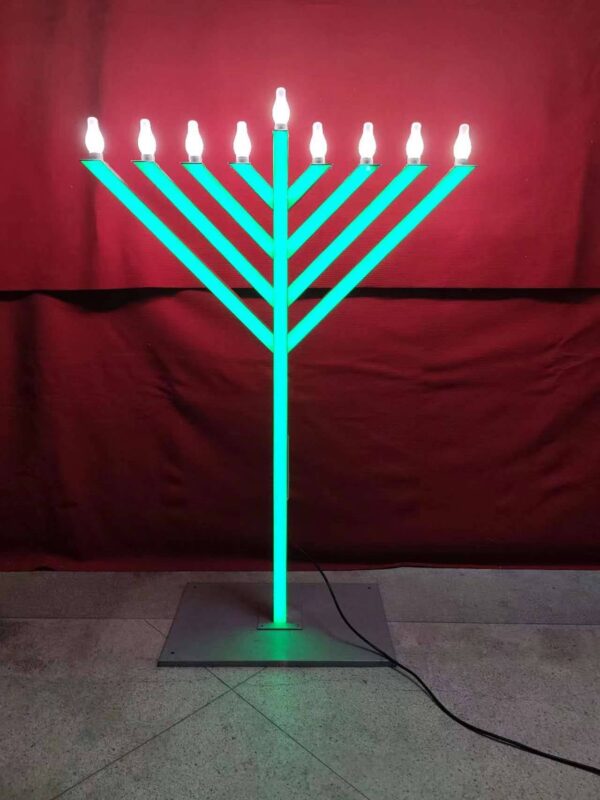 LUX 6 ft. LED Display Menorah