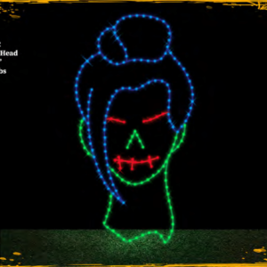 Girl Halloween Head