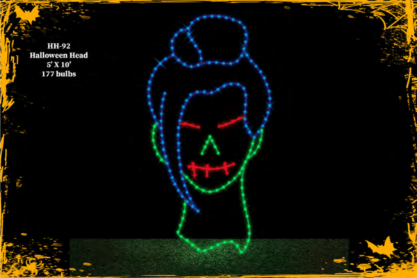 Girl Halloween Head
