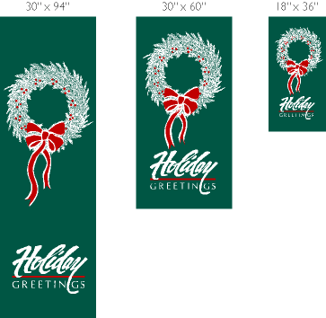 Holiday Greetings Wreath - Image 2