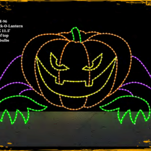 Peeking Jack-O-Lantern (roof top)