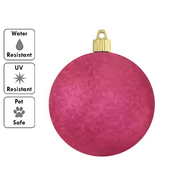 6 in. (150mm) - Cabernet Glitter (12 per case)