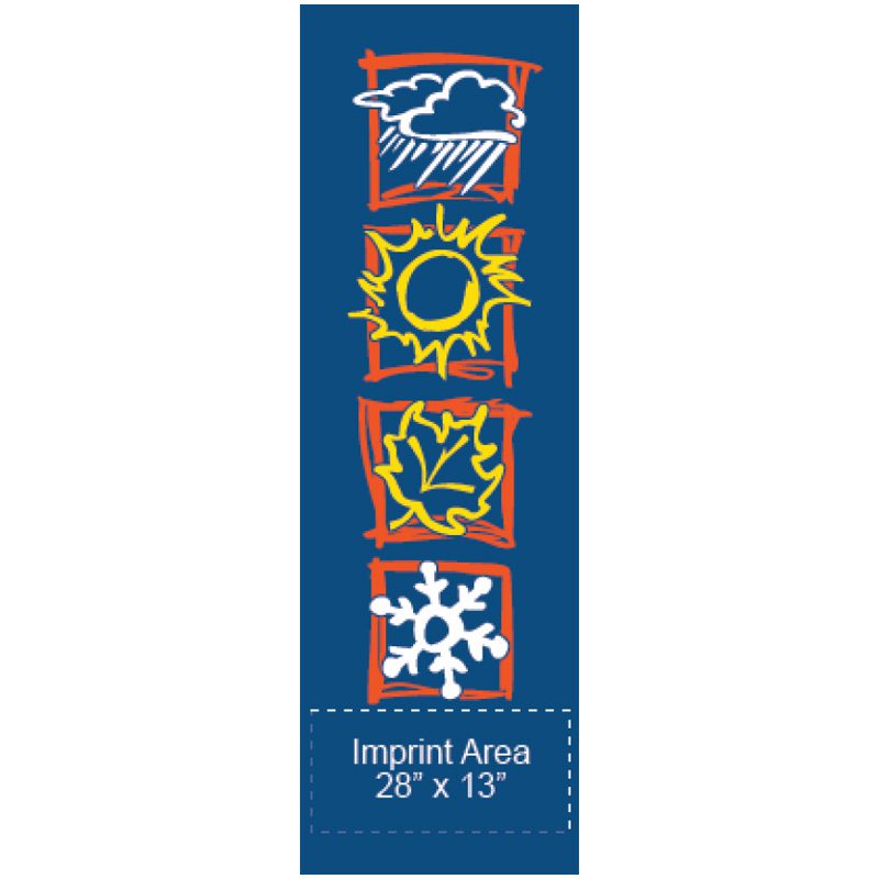 Four Seasons - (blue material)