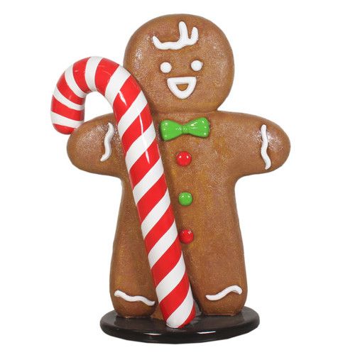 GINGERBREAD WITH CANDY CANE