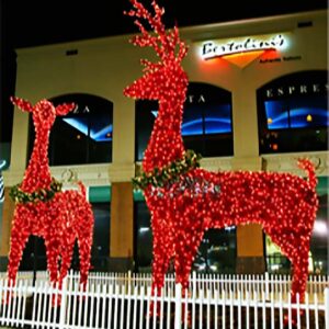 Giant Illuminated Vine Deer
