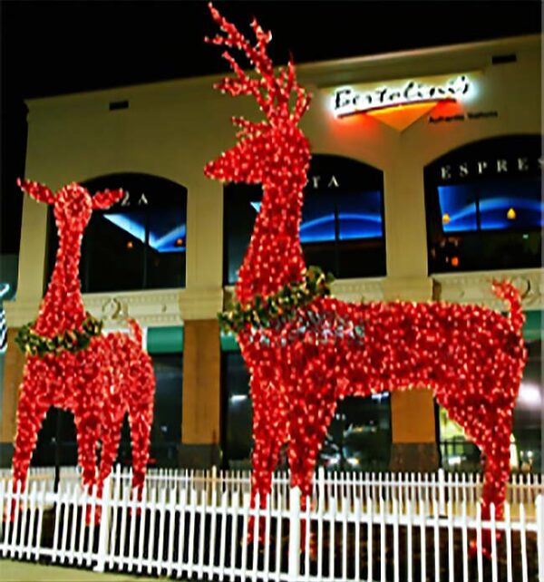 Giant Illuminated Vine Deer