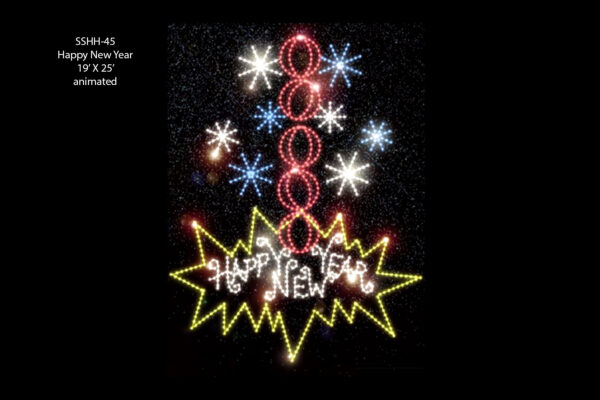 HAPPY NEW YEAR DISPLAY (animated)