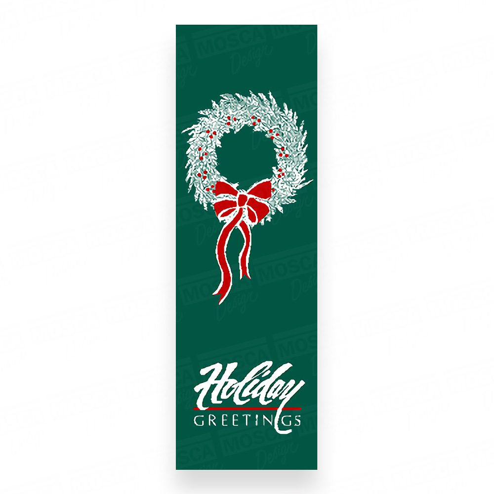 Holiday Greetings Wreath