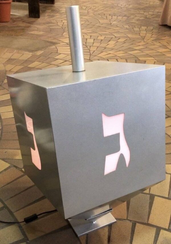 3 ft. LED Display Dreidel (Now weatherproofed for outdoors) - Image 2