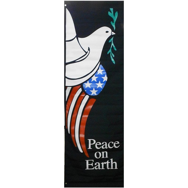 *Clearance* Peace On Earth Dove Flag