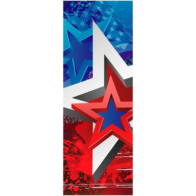 Patriotic Boxed Style Stars