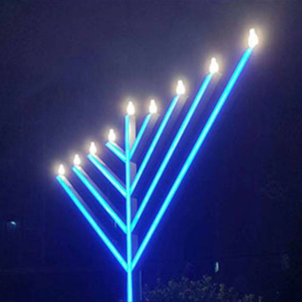 LUX 12 ft. LED Display Menorah