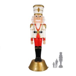 Christmas Nutcracker 4 ft. - Red & White