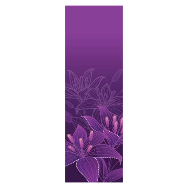 Purple Flower Scene