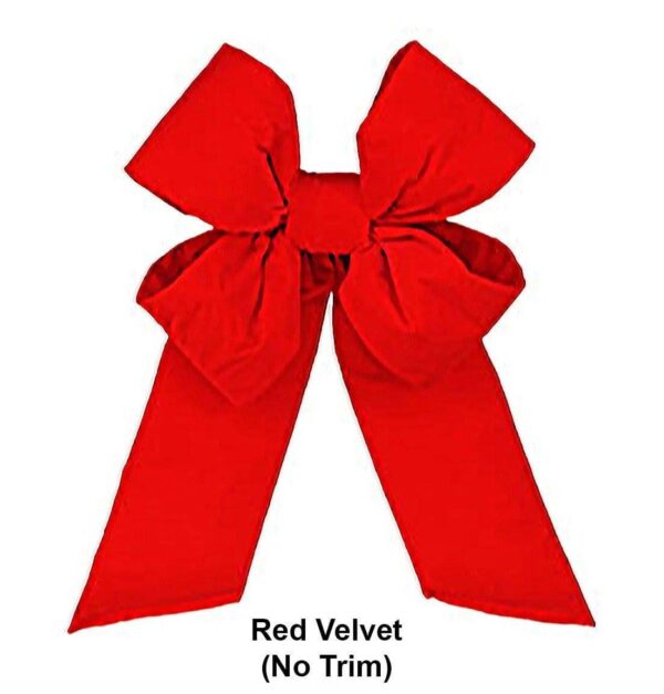 Red Velvet - 4 Loop Bow