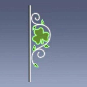 Solid Shamrock Pole Mount