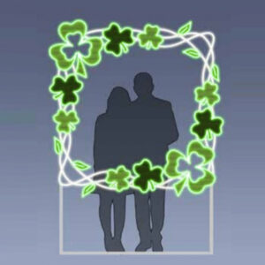 Shamrock Vines Frame Photo Op