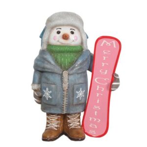 Snowman With Snowboard