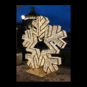 Majestic Twinkle Snowflake, 10 feet