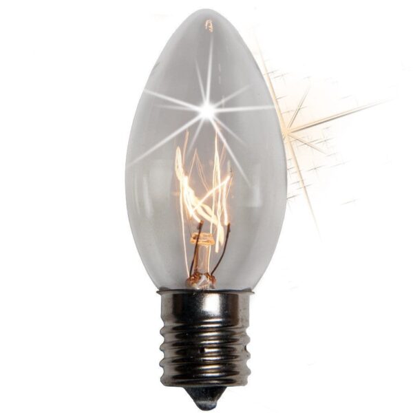 C9 Incandescent Clear Twinkle