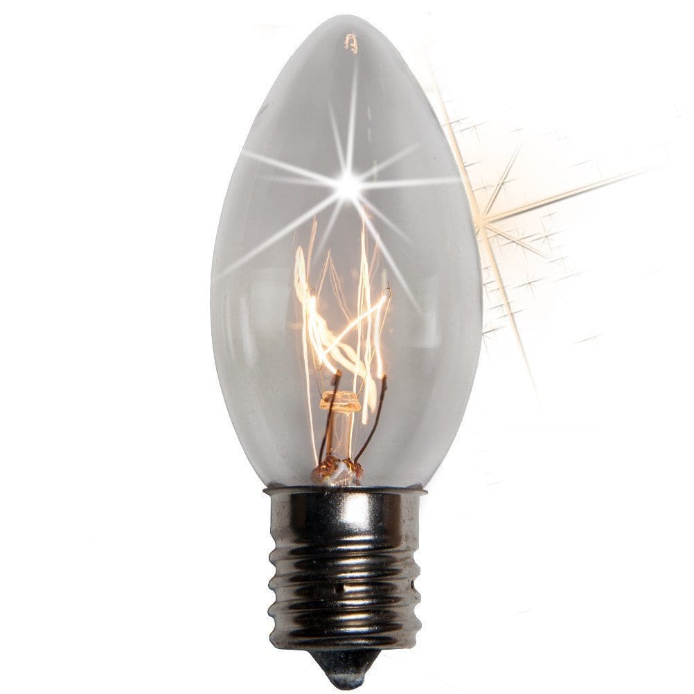C9 Incandescent Clear Twinkle