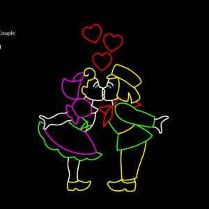 KISSING DUTCH COUPLE (animated)