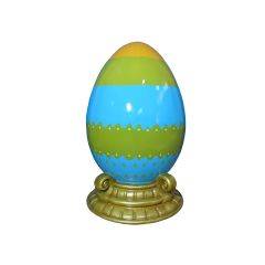EASTER EGG W/ BASE 140CM - Green Blue
