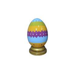 EASTER EGG W/ BASE 70CM - Purple Stripe