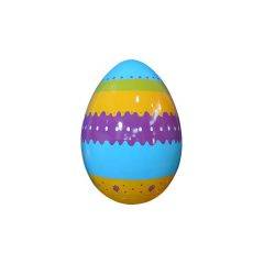 Easter egg 60cm - Purple Stripe