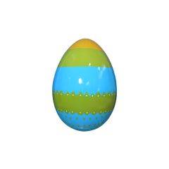 Easter egg 60cm - Green Blue