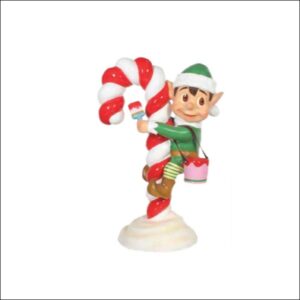 Elf Painting Candy Cane