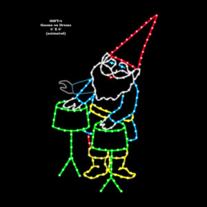 GNOME ON DRUMS (animated)