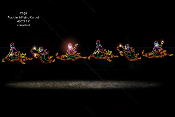 ALADDIN& FLYING CARPET (animated)